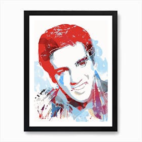 King Elvis Art Print