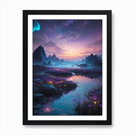 Nebulas Print Art Print