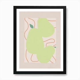 Pear Painting Art Print