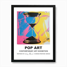 Poster Hourglass Pop Art 4 Art Print