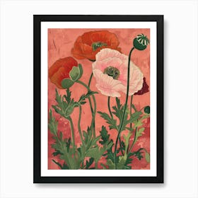 Poppies 51 Art Print