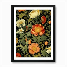 Floral Pattern 60 Art Print