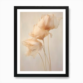 Boho Dried Flowers Tulip 1 Art Print