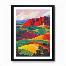 Göreme National Park 2 Turkey Abstract Colourful Art Print