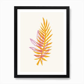 Yellow Leaf Art Print