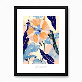 Colourful Flower Illustration Poster Morning Glory 8 Art Print