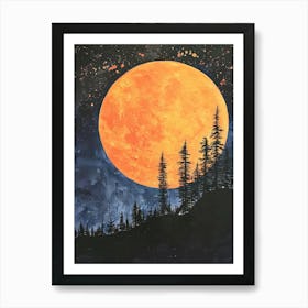 Full Moon 3 Art Print