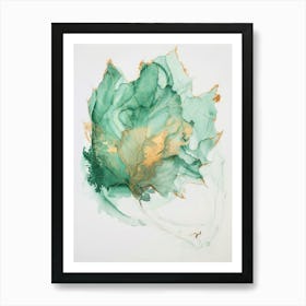 Green Leaf Art Print