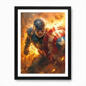 Captain America 17 Póster