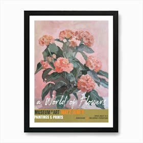 A World Of Flowers, Van Gogh Exhibition Marigold 4 Art Print