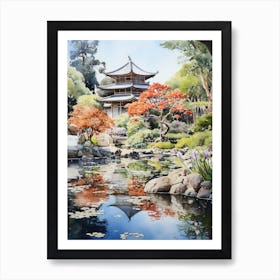 Huntington Library Art Collections And Botanical 3   Art Print