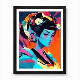 Geisha 81 Art Print