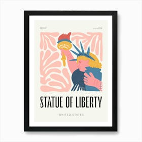 Travel Statue Of Libery New York Abstract Gallery Art Print