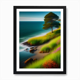 Landscape By The Sea Art Print