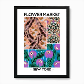 Flower Market New York Eugene Seguy Vintage Botanical Art Print