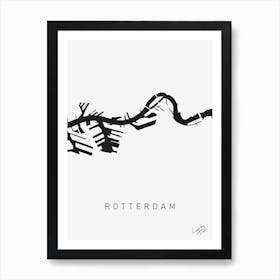 Rotterdam Maas Meuse Art Print