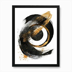 Circle Of Gold Art Print