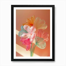 Dreamy Inflatable Flowers Orchid 3 Art Print