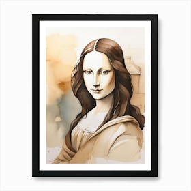 Mona Lisa 6 Art Print