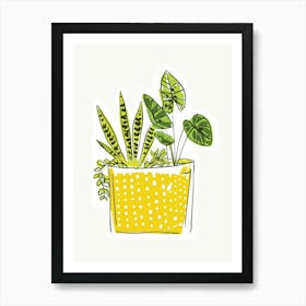 Plant In A Pot 56 Art Print