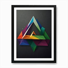 Geometric Triangle Art Print