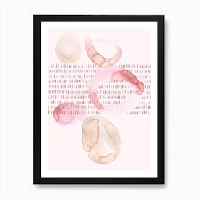 Pink Abstract 2 Art Print