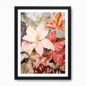 Poinsettia 2 Flower Painting Art Print