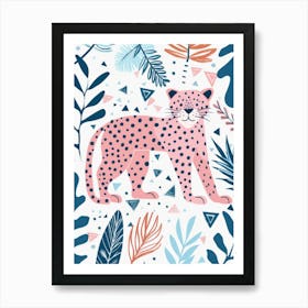 Leopard In The Jungle 28 Art Print
