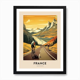 Haute Route France 2 Vintage Hiking Travel Poster Art Print