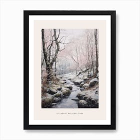 Dreamy Winter National Park Poster  Killarney National Park Ireland 4 Art Print