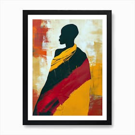 Boho Unveiling; Woman Essence |The African Woman Series Art Print