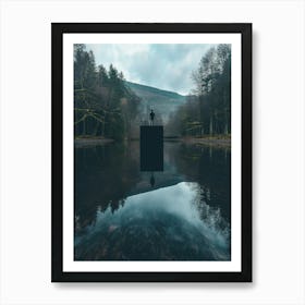 Reflection In A Lake Art Print