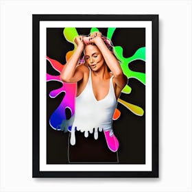 Kim Kardashian Art Print