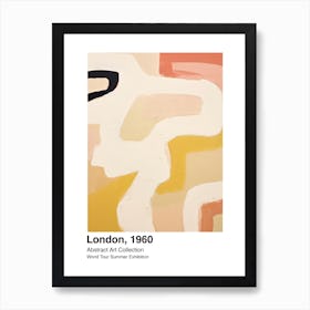 World Tour Exhibition, Abstract Art, London, 1960 6 Art Print