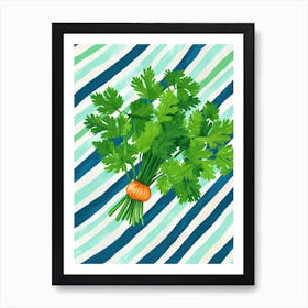 Cilantro Summer Illustration 2 Art Print