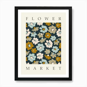 Flower Market Print 2 Art Print