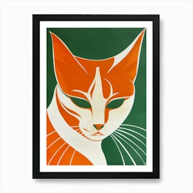 Orange Cat 2 Art Print