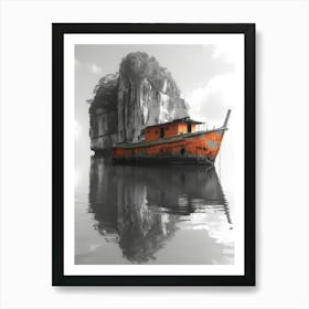 Boat In The Water 1 Art Print