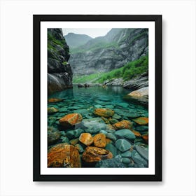 Fjords In Norway 2 Art Print