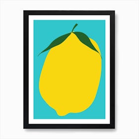 Giant Lemon Art Print