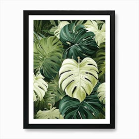 Tropical Leaves 2 Art Print