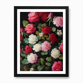 Rose Still Life Oil Painting Flower Art Print
