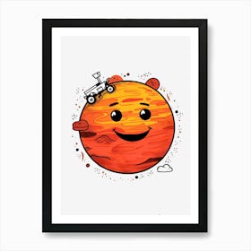 Mars T-Shirt Art Print