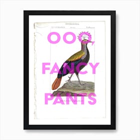 Oooo Fancy Pants Vintage Bird Art Print