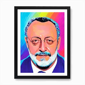 Jean Reno Pop Movies Art Movies Art Print