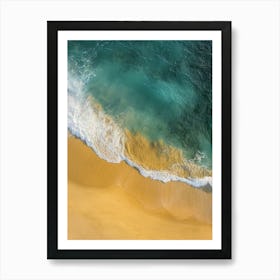 Aerial View Of A Beach 51 Art Print