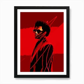 the weeknd 3 Art Print