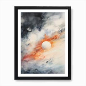 Fantasy Saturn Celestial 3 Art Print