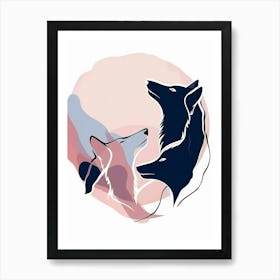 Wolf Portrait Art Print