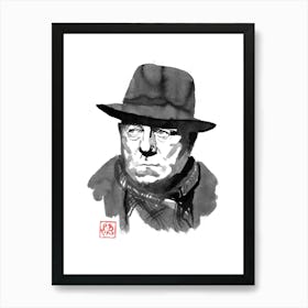 Jean Gabin Art Print